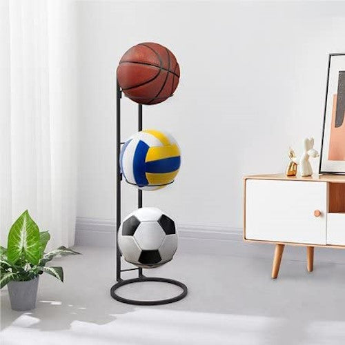 3 Tier Ball Storage Rack Holder