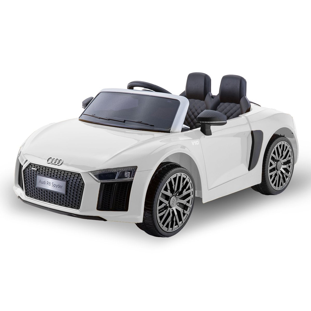 Spyder Audi  Electric Ride On Car Remote Control - White