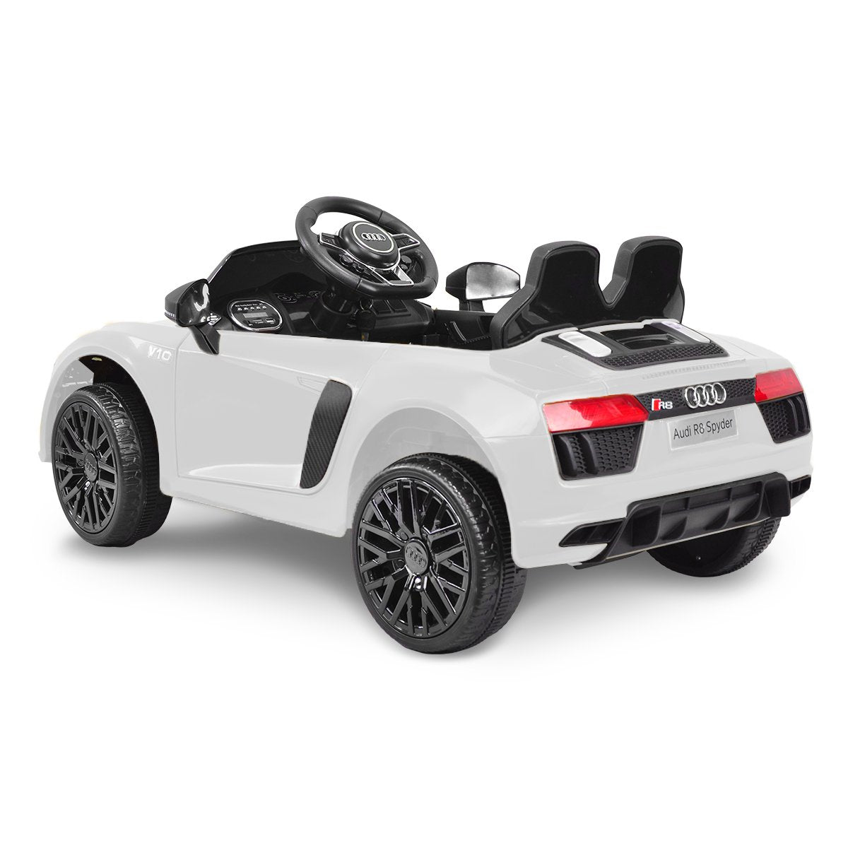 Spyder Audi  Electric Ride On Car Remote Control - White