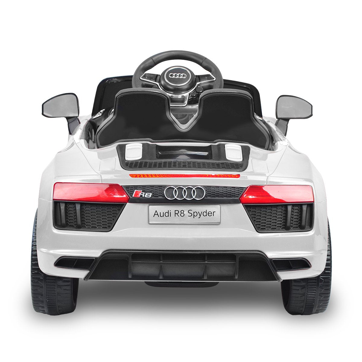 Spyder Audi Licensed Kids Electric Ride On Car Remote Control - White