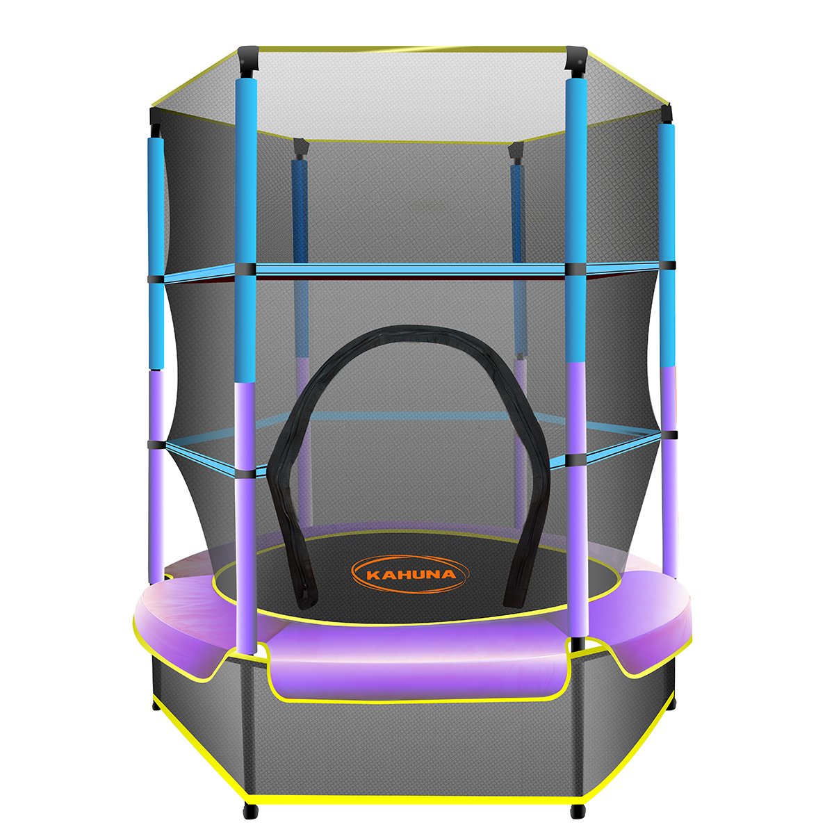 4.5ft Trampoline - Blue / Purple