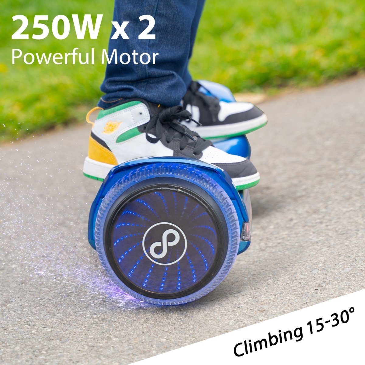 Gyroor G11 6.5 inch Hoverboard with Bluetooth Speaker and LED Lights Self Balancing Electric Scooter Hoverboard Skateboard