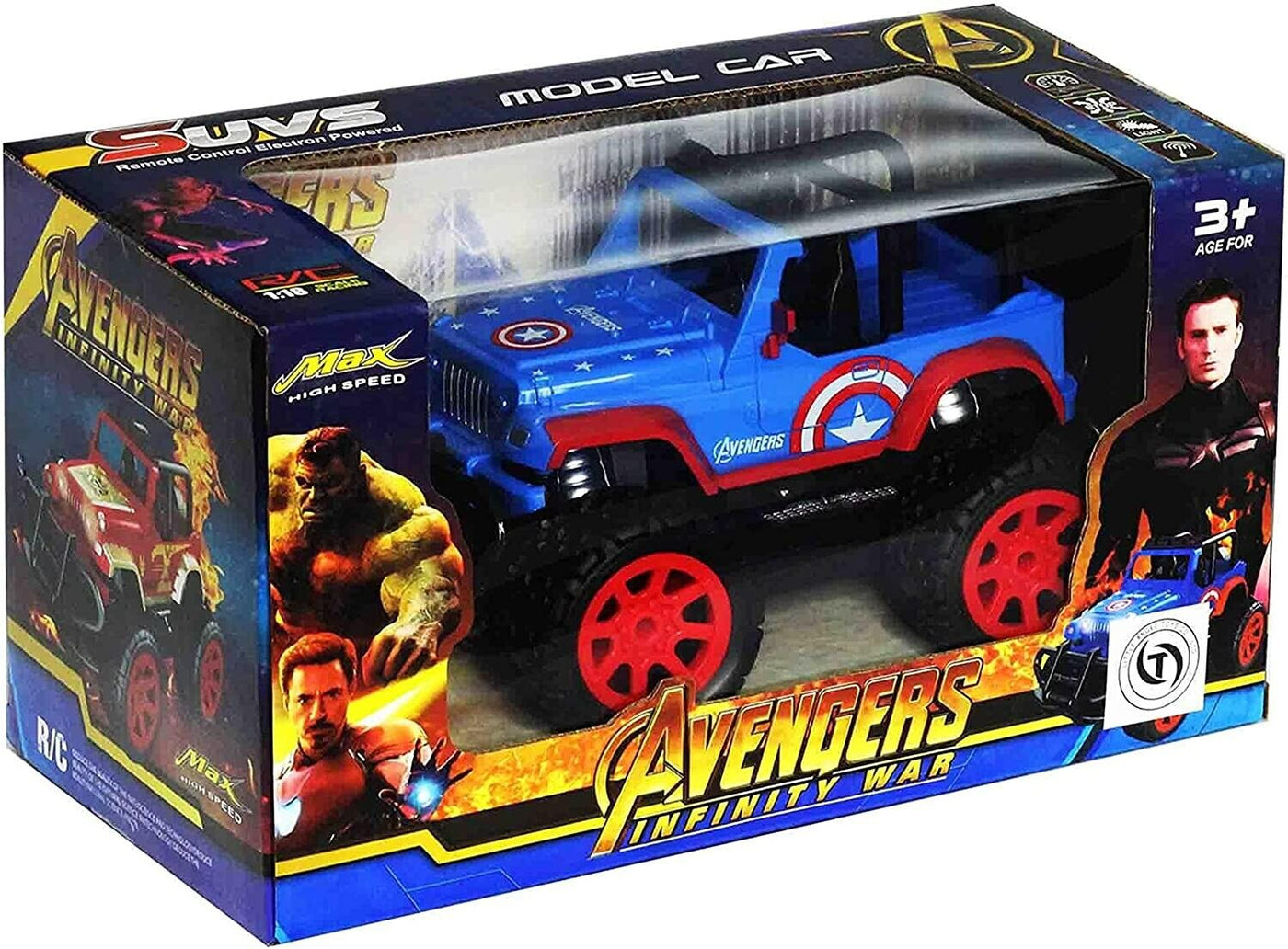 Avengers Infinity War Jeep Remote Control Car