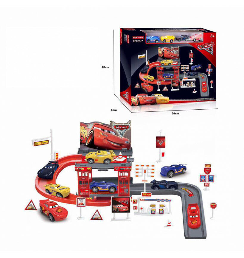 Cars 3 Lightning McQueen Parking Garage 29PCS 3+