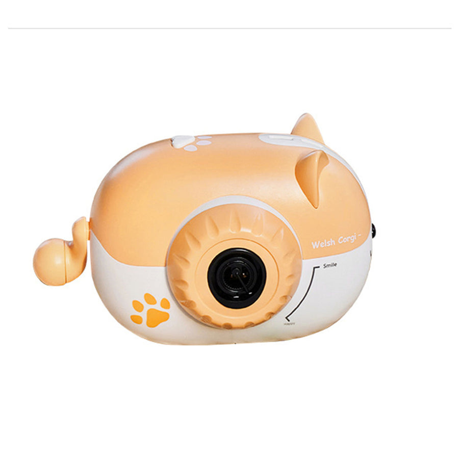 Electric Bubble Machine Rechargeable Children's Hand-held Automatic Camera Soap Water