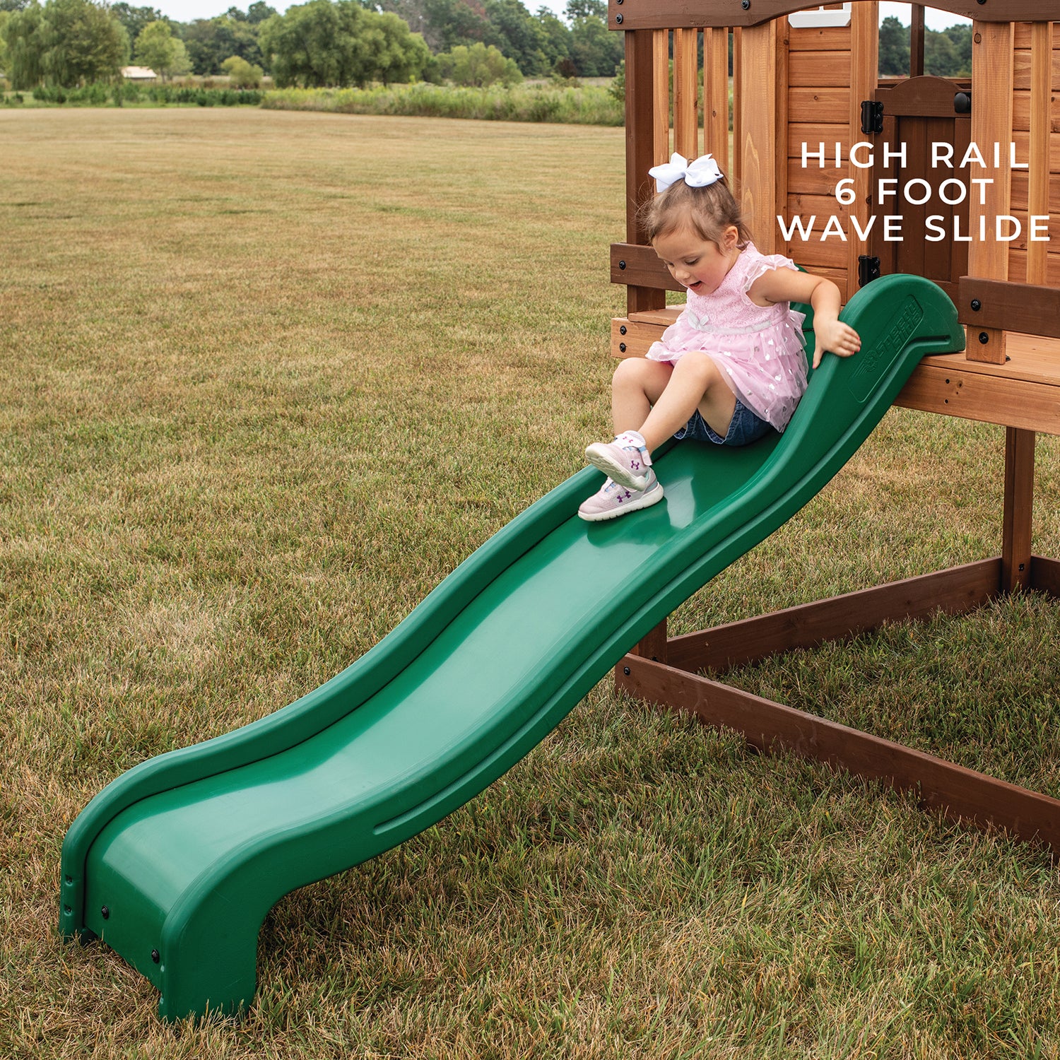 Echo Heights Cubby House with Slide