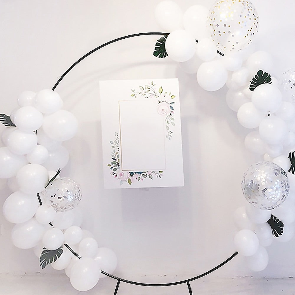 2M Hoop Round Circle Arch Backdrop Flower Display Stand Frame Background