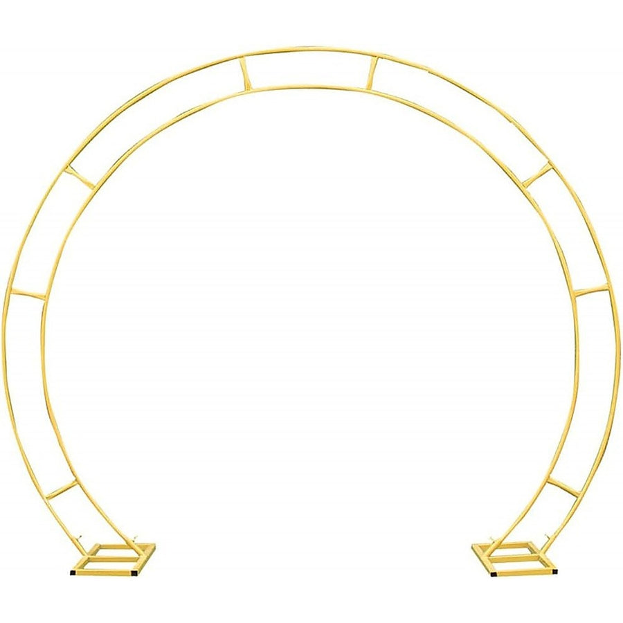 260cm Gold Metal Wedding Arch Round