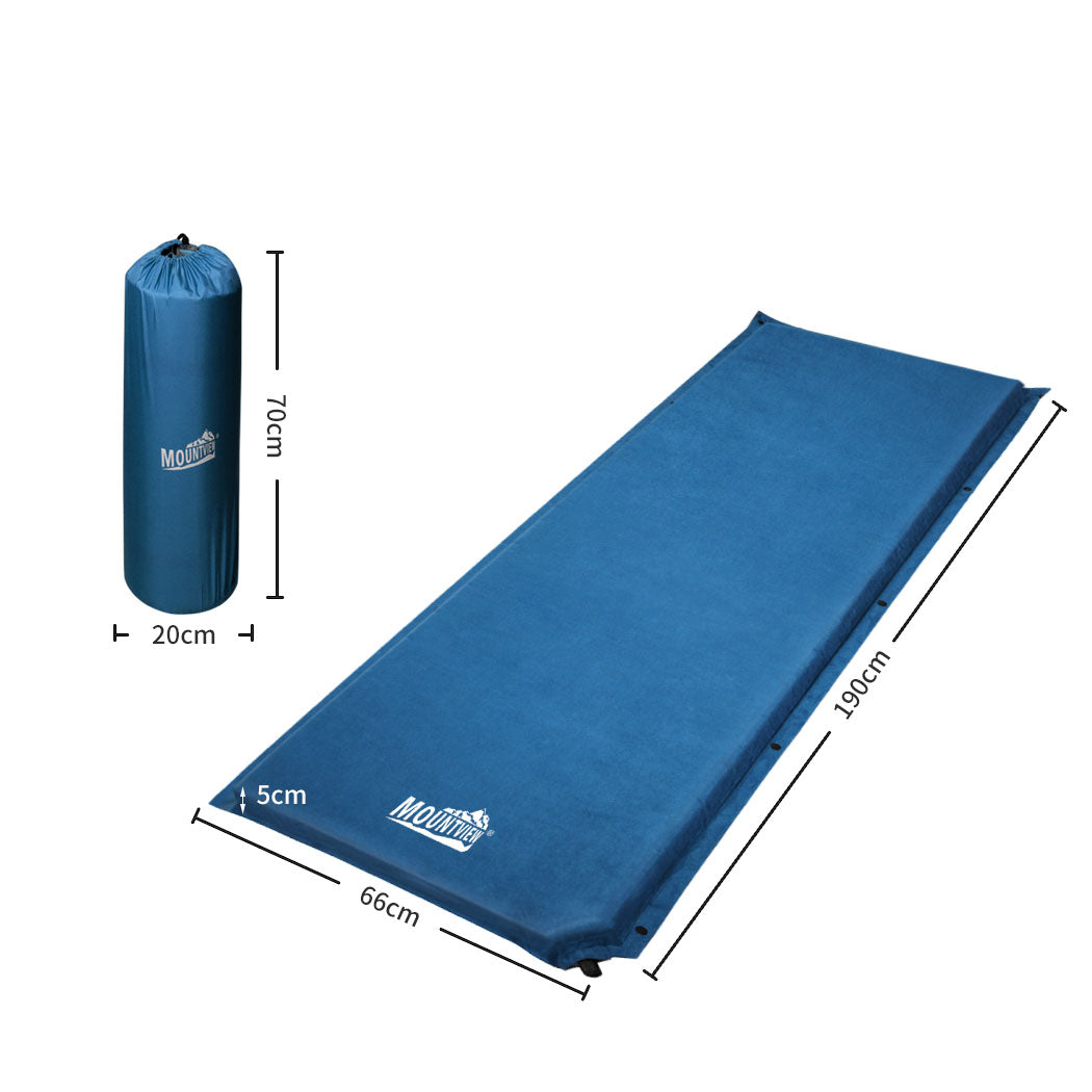 Mountview Self Inflating Mattress Sleeping Camping Mat Air Bed Single Pad Hiking